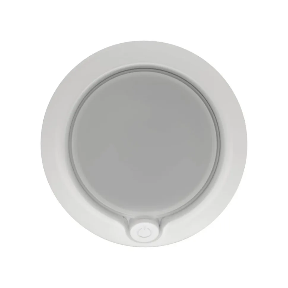 OSRAM LED-stikkontaktnattelys LUNETTA ROUND, hvid, Ø 7 cm