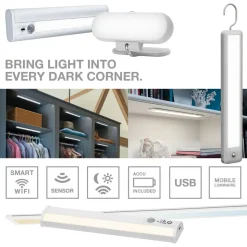 OSRAM LED-underskabsbelysning Linear Angle, sort, sensor, 35 cm