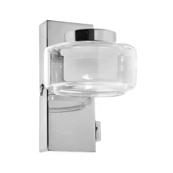 OSRAM LED-væglampe ORBIS FLAME, krom, metal, IP44, CCT
