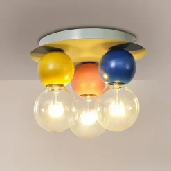 OSRAM loftlampe Decor Bubble, 3 lyskilder, stål, farvet, E27