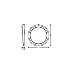 OSRAM SMART+ WiFi UNDERCABINET ROUND, hvid, Ø 8 cm, 3-pak