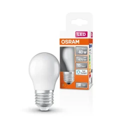 OSRAM Star LED-pære E27 4,9 W 470lm 6.500 K mat