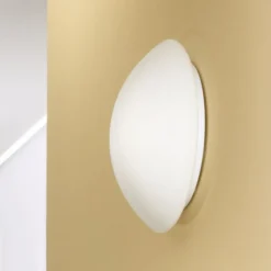 Pandora loftslampe, Ø 25 cm, glas, hvid