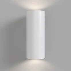 Parma væglampe i gips, 8x20 cm