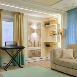 Parma væglampe i gips, 8x20 cm