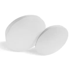 Patra væglampe, 2 lyskilder, 34 cm bred, hvid, gips, GX53