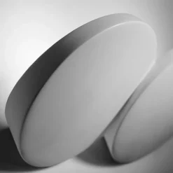 Patra væglampe, 2 lyskilder, 34 cm bred, hvid, gips, GX53