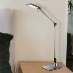 Pattaya LED-bordlampe, sølvgrå led, dim CCT