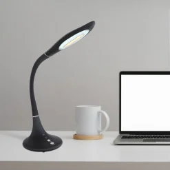 Pattaya LED-bordlampe, sort, kan dæmpes, CCT