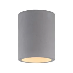 Paul Neuhaus Eton loftlampe, grå, beton, Ø 11 cm, GU10