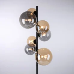 Paul Neuhaus gulvlampe Popsicle, glas, 155 cm høj, G9