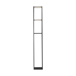 Paul Neuhaus LED-gulvlampe Contura, sort, metal, 140 cm