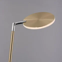 Paul Neuhaus LED-gulvlampe Akku-Bente, messing, CCT, USB-C