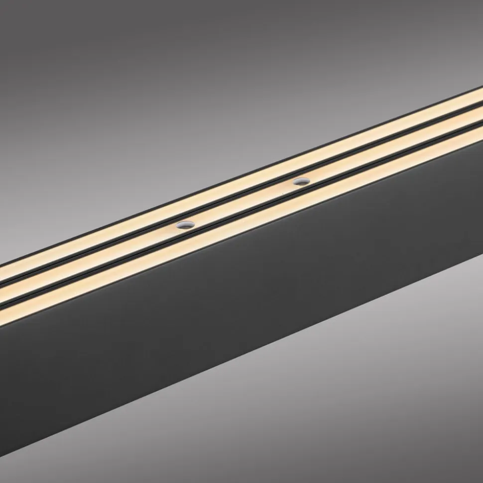 Paul Neuhaus LED-hængelampe Adriana Square, grå, op/ned