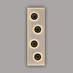 Paul Neuhaus LED-loftlampe Dune, 100 cm, sort, CCT, dæmpbar.