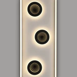 Paul Neuhaus LED-loftlampe Dune, 100 cm, sort, CCT, dæmpbar.