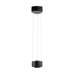 Paul Neuhaus LED-pendellampe Q-Stretto, sort, Ø 14,5 cm
