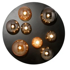 Paul Neuhaus Loftlampe Popsicle, glas, Ø 48 cm, G9