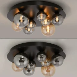 Paul Neuhaus Loftlampe Popsicle, glas, Ø 48 cm, G9