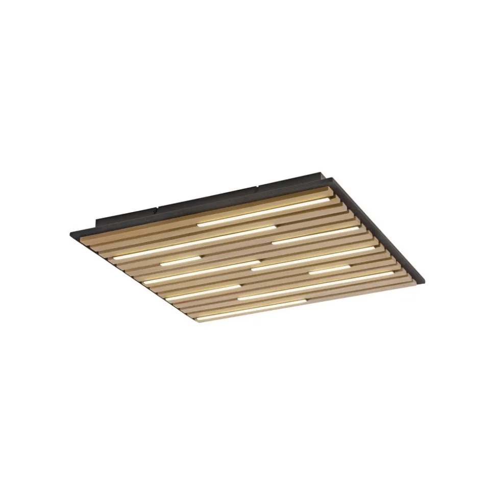 Paul Neuhaus Loftlampe Q-Acoustic træ 62 x 62 cm