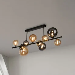 Paul Neuhaus Popsicle loftlampe, glas, 85 cm lang, G9