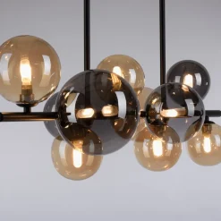 Paul Neuhaus Popsicle loftlampe, glas, 85 cm lang, G9