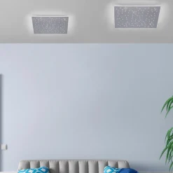 Paul Neuhaus Q-NIGHTSKY LED-loftlampe, 60 x 60 cm