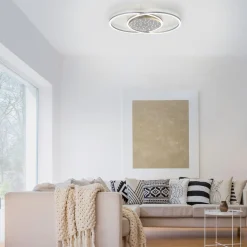 Paul Neuhaus Yuki LED-loftlampe, rund form