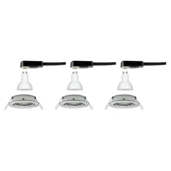 Paulmann 3 spot Nova rund drejelig/dæmpbar, jern