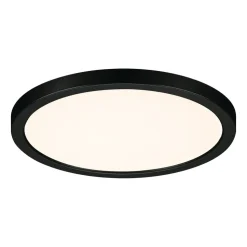 Paulmann Areo Panel dimtowarm rund sort Ø17,5 cm