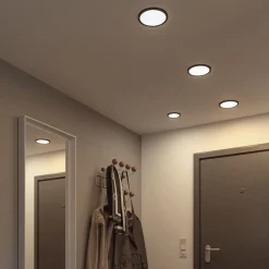 Paulmann Areo Panel 3stepdim sort Ø17,5cm 4000K