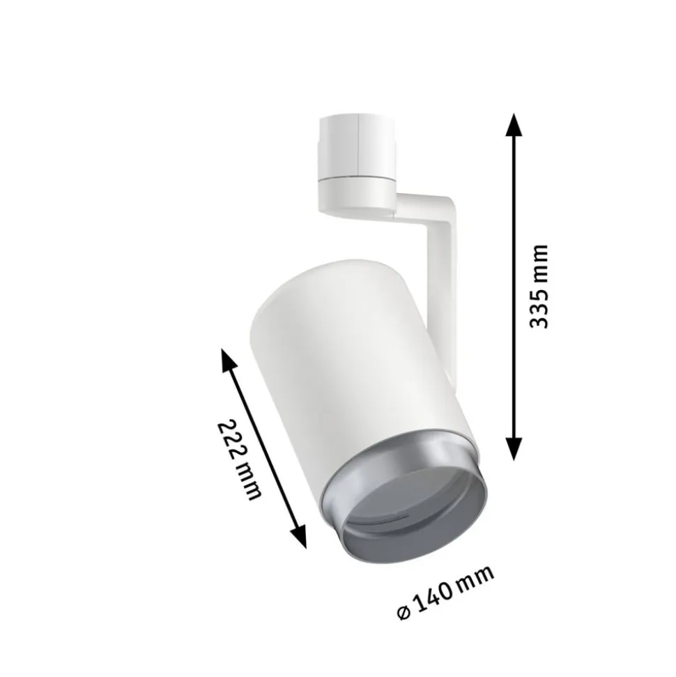 Paulmann Asthene URail Spot hvid mat