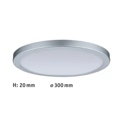 Paulmann Atria LED-loftlampe Ø30 cm krom