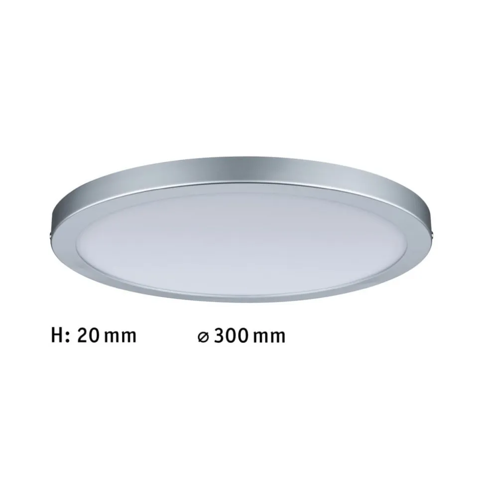 Paulmann Atria LED-loftlampe Ø30 cm krom