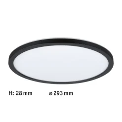 Paulmann Atria SHINE LED-panel, sort, Ø 29 cm