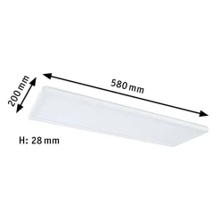 Paulmann Atria Shine on/off hvid whiteswitch 58x20