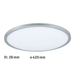 Paulmann Atria Shine panel 3-trins krom 840 Ø42cm