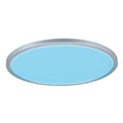 Paulmann Atria Shine Panel dæmpet krom RGBW Ø42cm