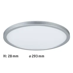 Paulmann Atria Shine Panel dæmpet krom RGBW Ø29cm