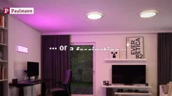 Paulmann Atria Shine panel dim krom RGBW 58x20