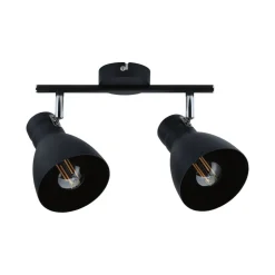 Paulmann Davy loftlampe, sort, 2 lyskilder