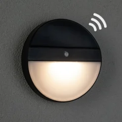 Paulmann Elois solcellelampe til vægmontering, bevægelsessensor