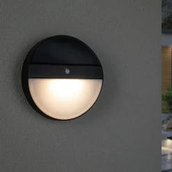 Paulmann Elois solcellelampe til vægmontering, bevægelsessensor