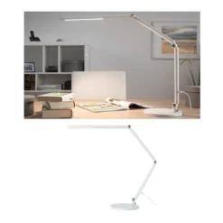Paulmann FlexBar LED-skrivebordslampe, hvid