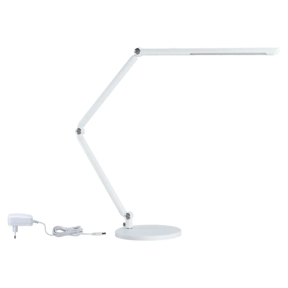 Paulmann FlexBar LED-skrivebordslampe, hvid