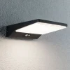 Paulmann LED solcelle-væglampe Ronas, sensor, dybde 25