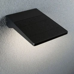 Paulmann LED solcelle-væglampe Ronas, sensor, dybde 25