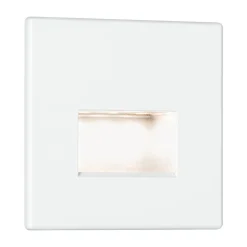 Paulmann LED-vægindbygningslampe EDGE, hvid