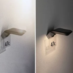 Paulmann LED-væglampe med solcelle Soley antracit