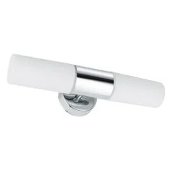 Paulmann Lenia væglampe IP44 krom/opal 2 lyskilder